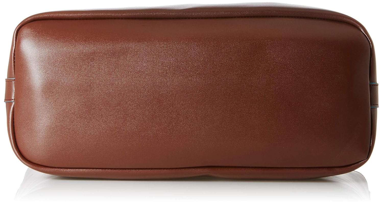 kanvas katha women's tote bag (dark brown) ()