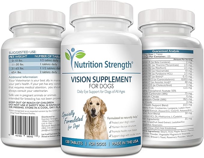 eye supplements for dogs with cataracts