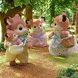 Sylvanian Families Deer Family 5799 Set with Parents, Girl and Baby view 5
