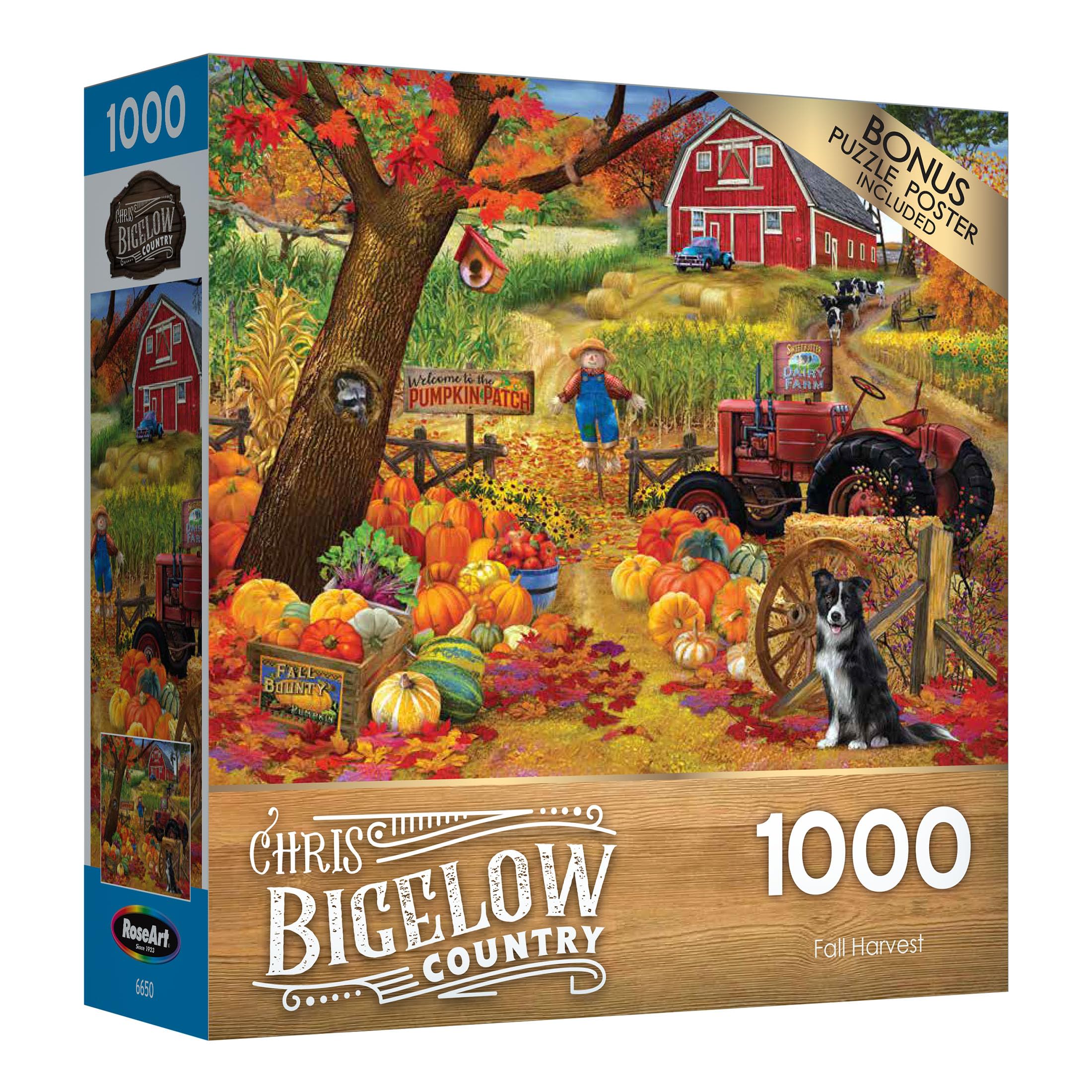 RoseArt - Chris Bigelow - Fall Harvest - 1000 Piece Jigsaw Puzzle for Adults
