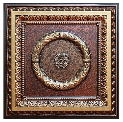 Amazon Com Fine Art Deco Laurel Wreath Hand Painted Ceiling