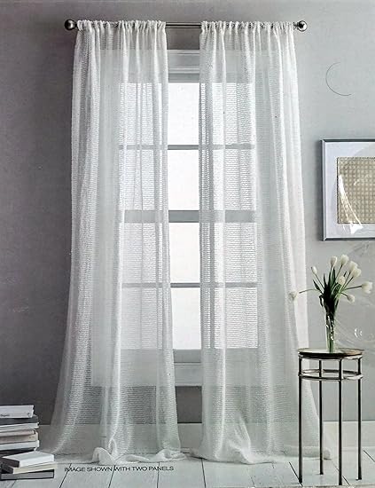 Amazon Com Dkny Pair Of Window Curtains Drapery Rod Pocket Panels