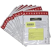 Nadex Tamper Evident Cash and Coin Bank Deposit Bags for Fraud Prevention, 9 x 12, Opaque, 50 Pack