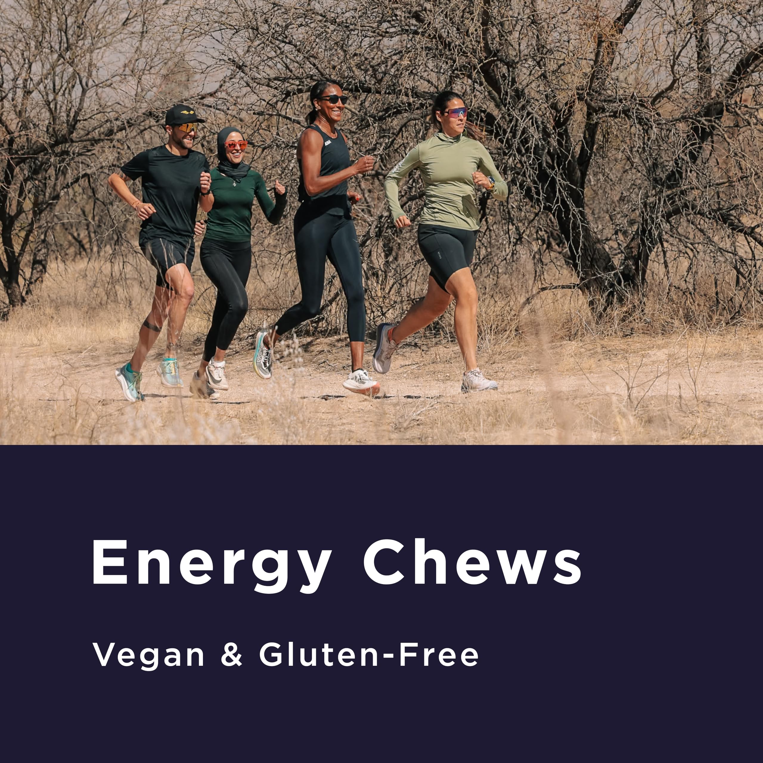 GU Energy Chews, Variety Pack Energy Gummies with Electrolytes, Vegan, Gluten-Free, Kosher, Caffeine/Caffeine-Free, and Dairy-Free On-The-Go Energy for Any Workout, 12 Bags (24 Servings Total)