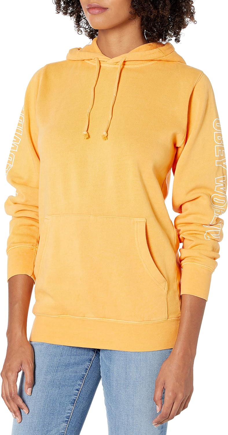 yellow obey hoodie