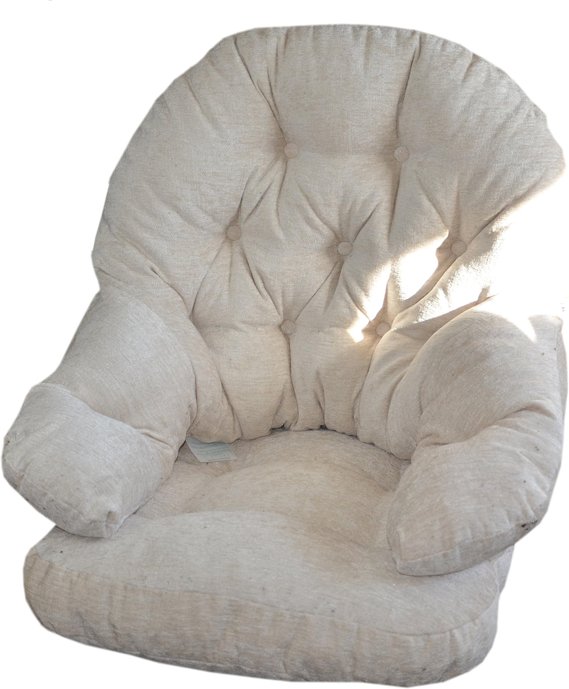 Conservatory Replacement Swivel Rocker CUSHIONS ONLY Wicker Rattan Furniture Gilda® (Chelsea Beige)