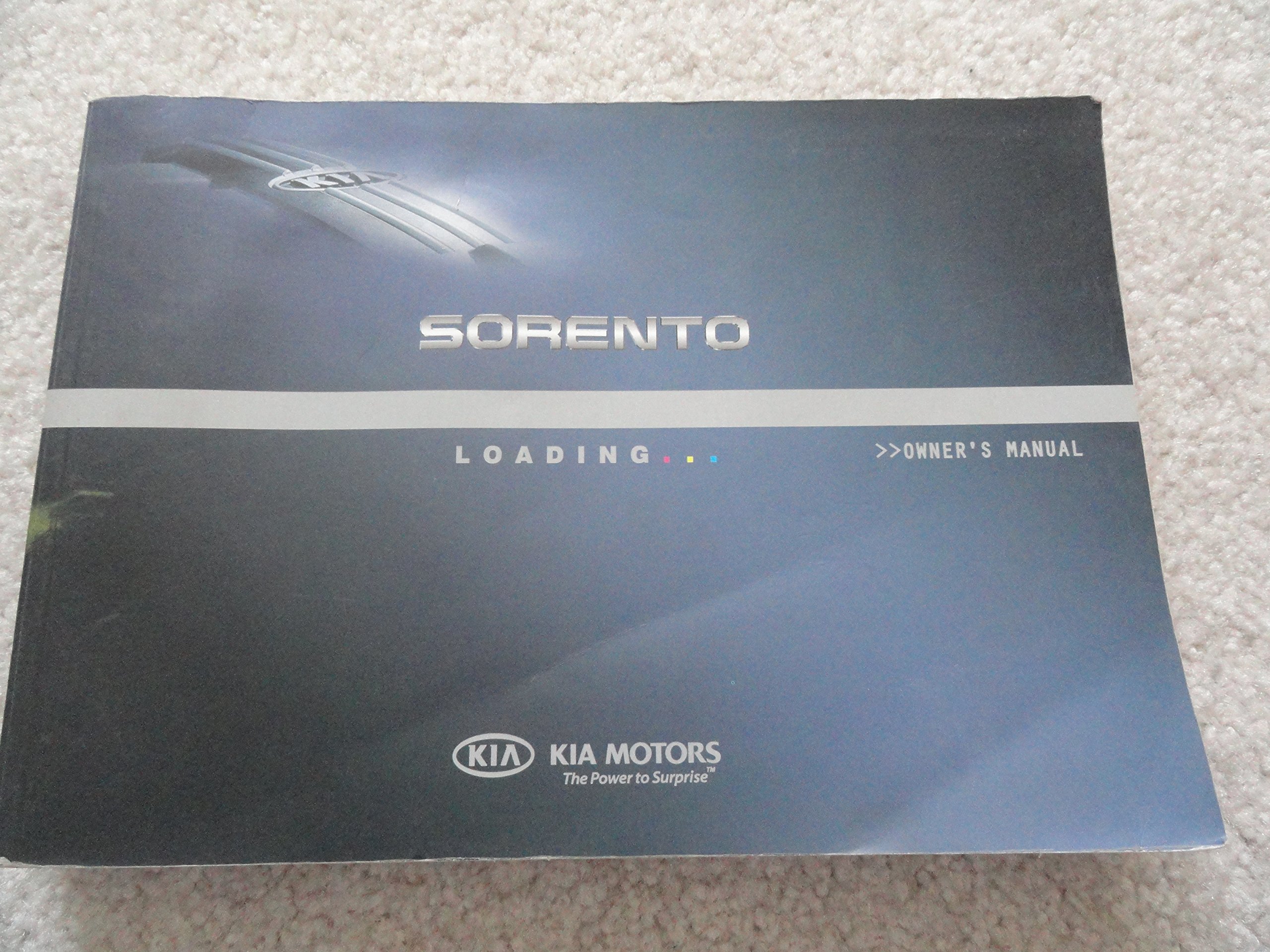 2011 Kia Sorento Owners Manual Paperback – 2011