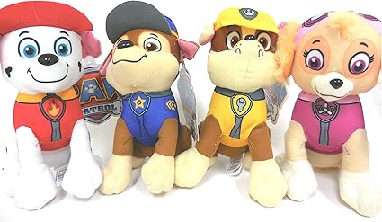 paw patrol plush set