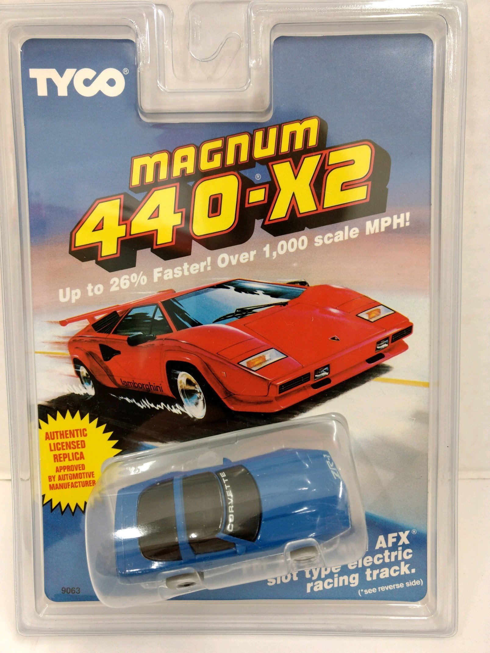 Buy Tyco 9063 Corvette ZR1 HO Scale Electric Slot Car Online at
