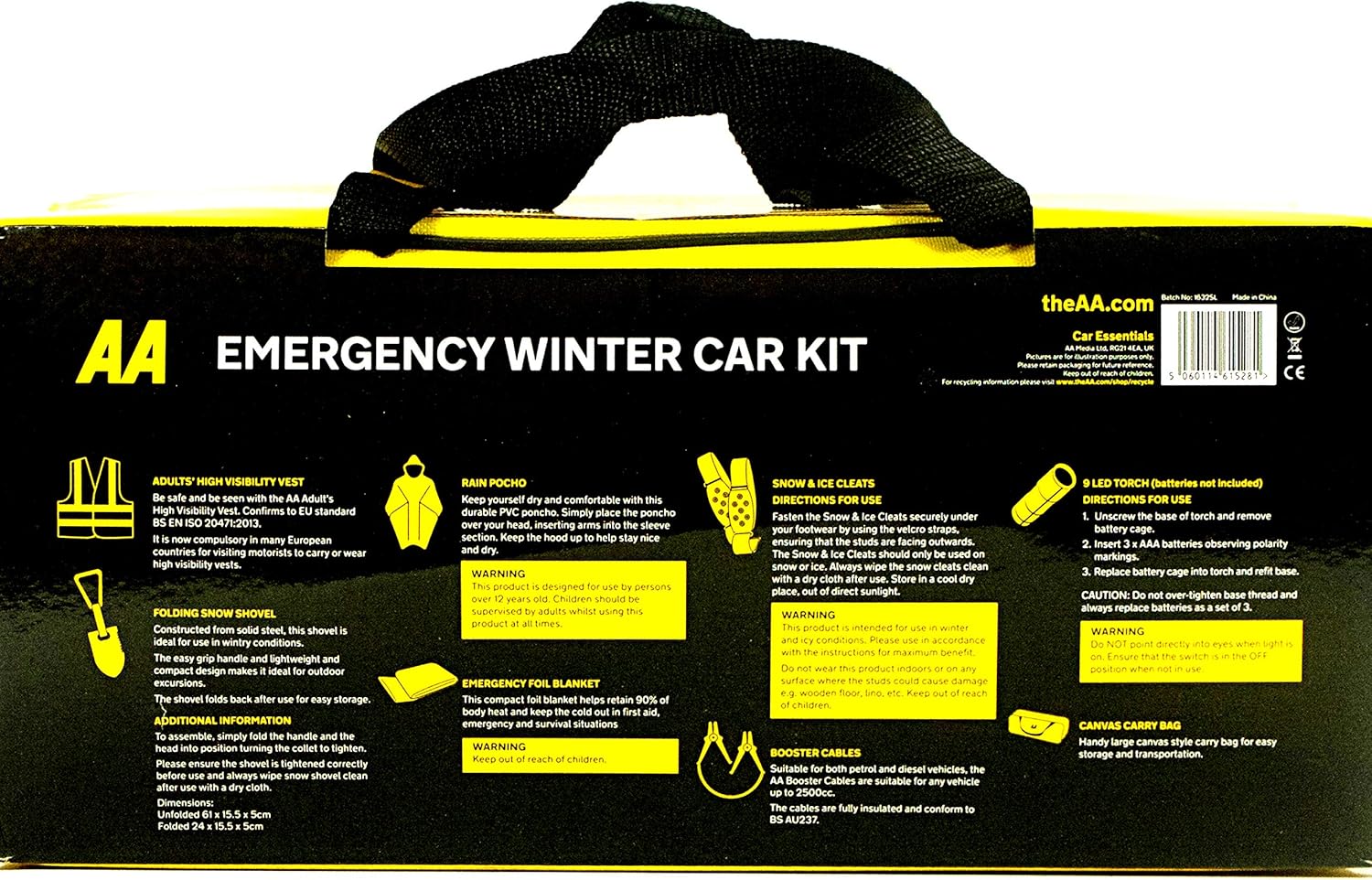 Winter Driving|Survival Kit For Cars In Adverse Weather