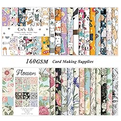 48 Sheets 24 Designs Scrapbook Paper