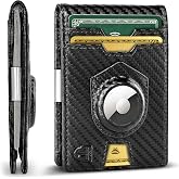 TRAVANDO Money Clip Wallet with AirTag Pocket - RFID Protected Wallet for Men for 11 Cards - including Gift Box