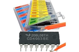 EEEEE IC kit 161 pcs, 20 Models Chip Assortment Set Analog Integrated Circuits Electronics Parts Opamp Pack, 555 Timer Compon