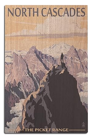 Amazon Com North Cascades Washington Mountain Peaks 12x18