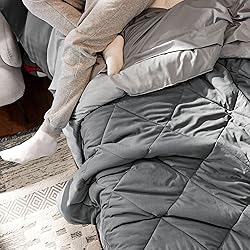 Bedsure Blue Twin XL Comforter Set - 5 Pieces