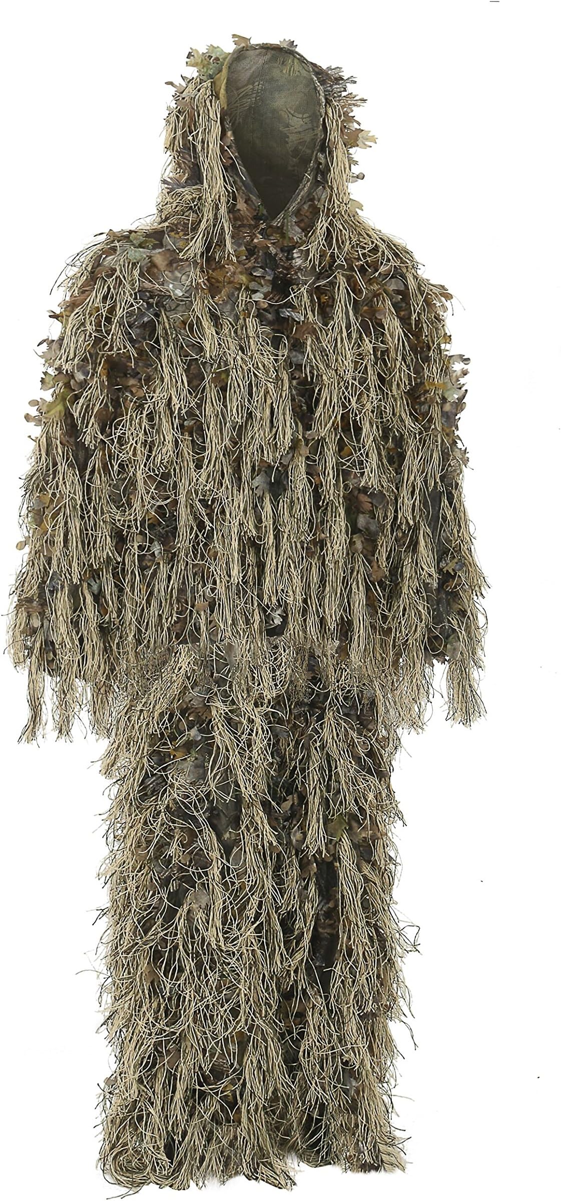 Ghillie Suit for Hunting Dry Grass Brown Ideal for Hunting in Winter and Autumn