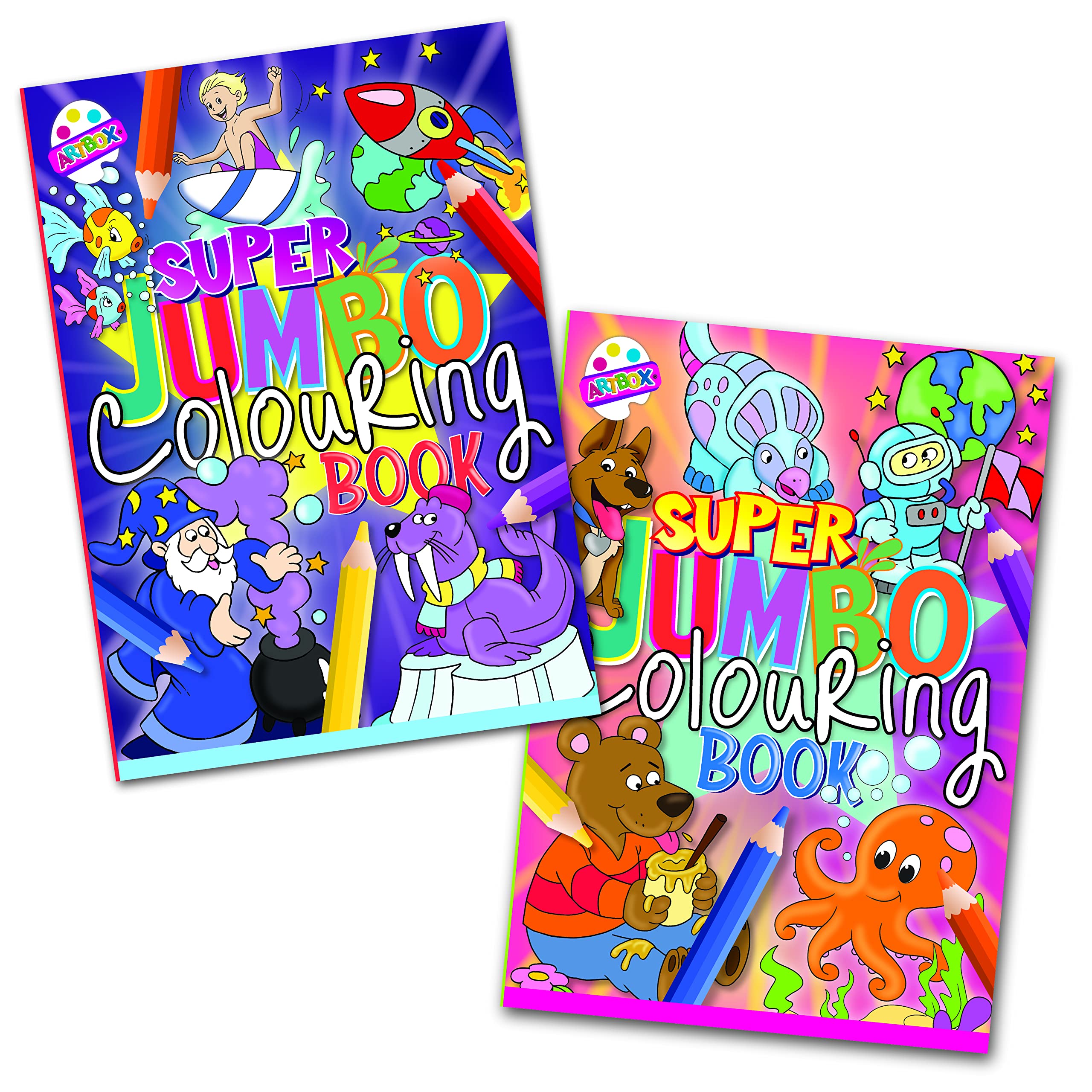THE ART BOXTallon Super Jumbo Colouring Book