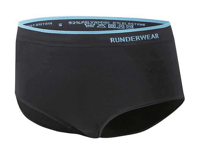 Runderwear Women's Briefs Seamless, ChafeFree Performance Running