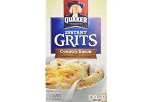 Quaker Country Bacon Flavor Instant Grits, 12 Count (Pack of 1)