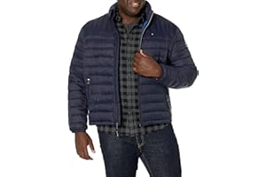 Tommy Hilfiger mens Ultra Loft Lightweight Packable Puffer Jacket (Standard and Big & Tall) Down Alternative Coat