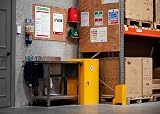 The Workplace Depot Hazardous Cabinet 910mm H Yellow COSHH Storage Unit view 7