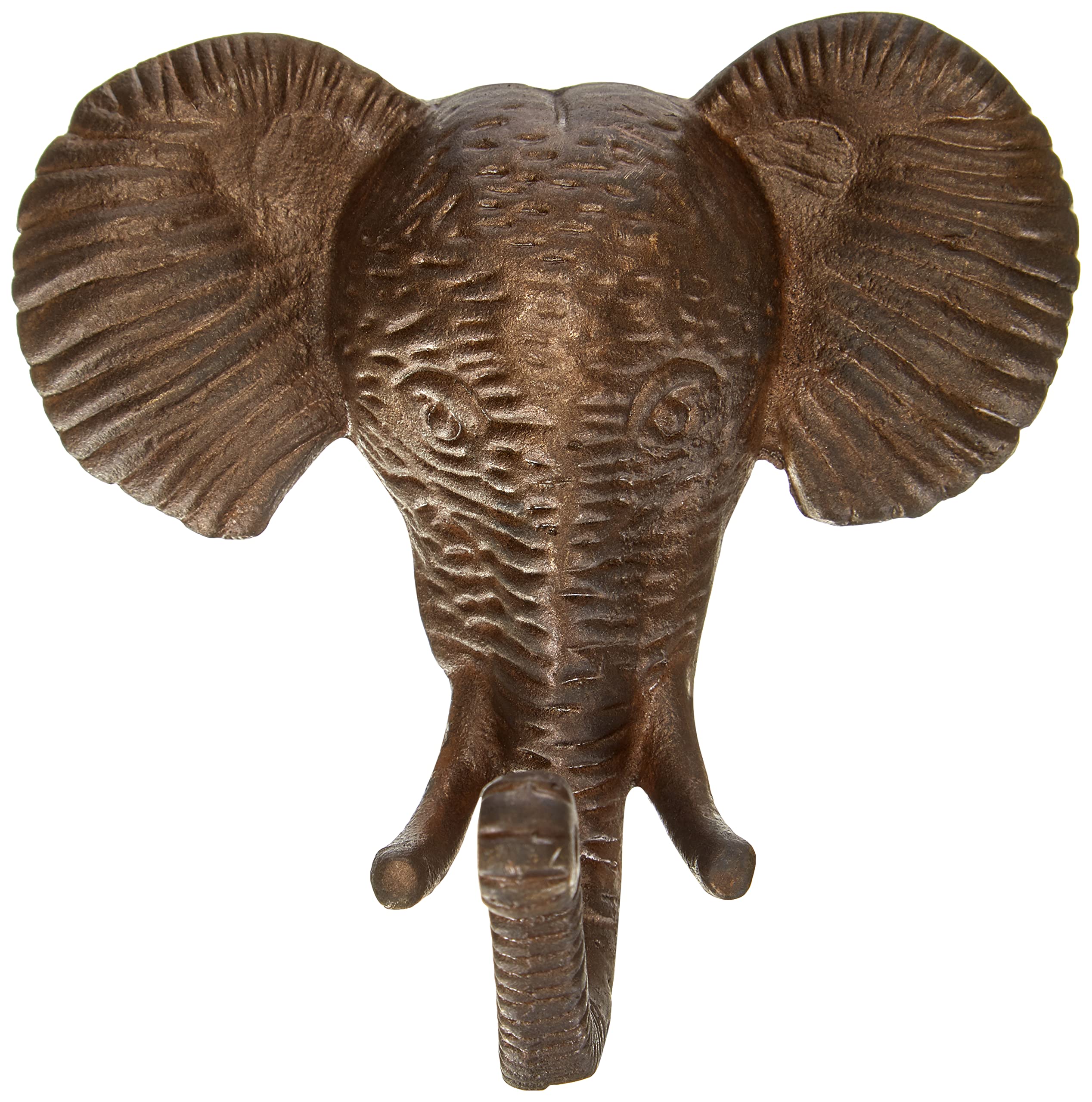 CALATHEA HOME Hanger Elephant Leli, Brown (Brass), Width: 12 cm, Height: 12 cm, Depth: 7 cm