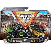 Monster Jam, Official Bakugan Dragonoid Vs. Batman Die-Cast Monster Trucks, 1:64 Scale, Kids Toys for Boys Ages 3 and up