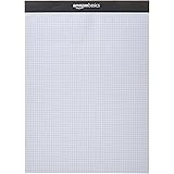 Amazon Basics Quad-Ruled Paper Pad - Pack of 2, 8.5 Inch x 11.75 Inch