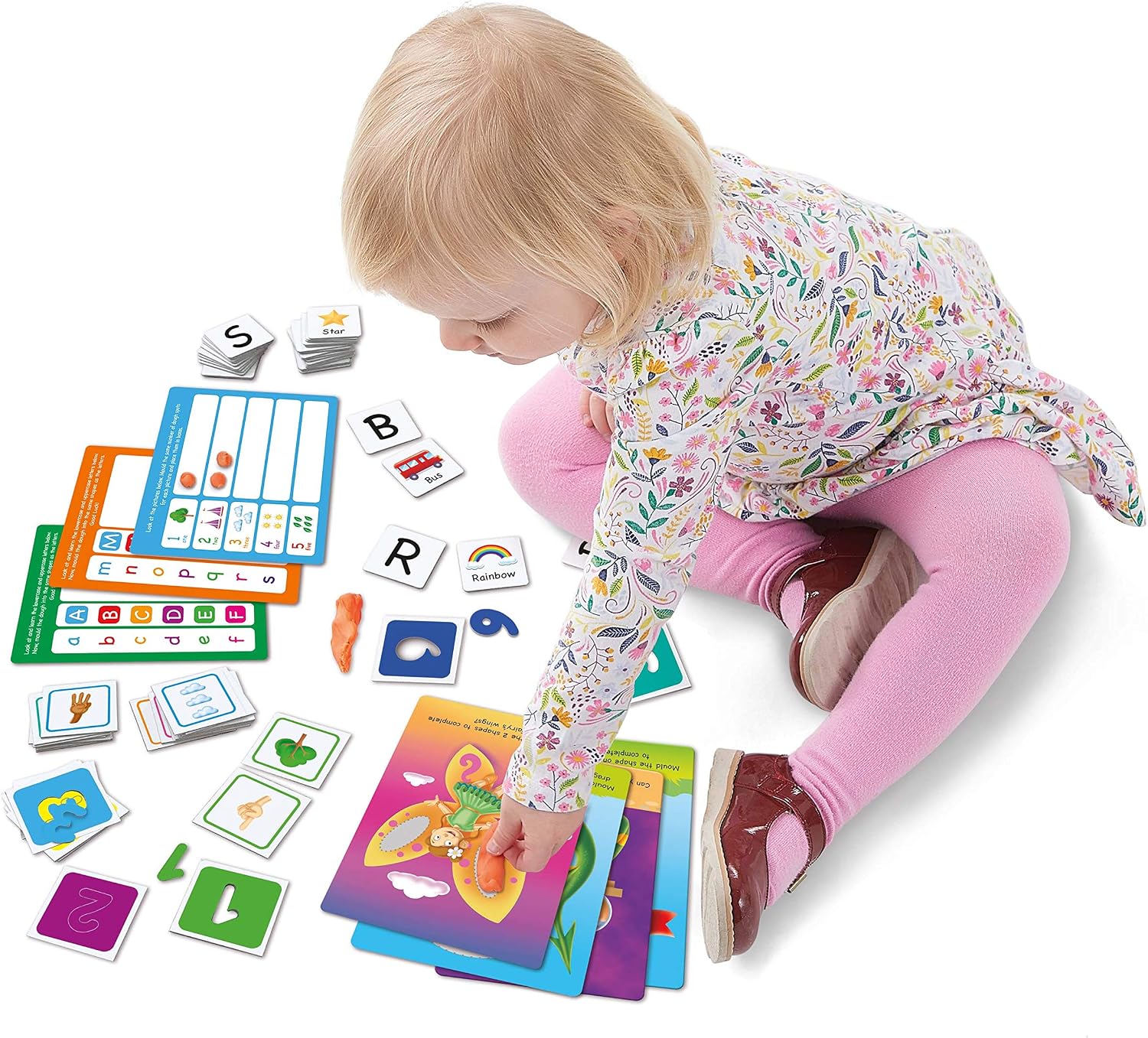 Ravensburger 1,2,3 Dough Educational Game for Kids age 3 years and up 20637, Multicolor, Medium - Image 3