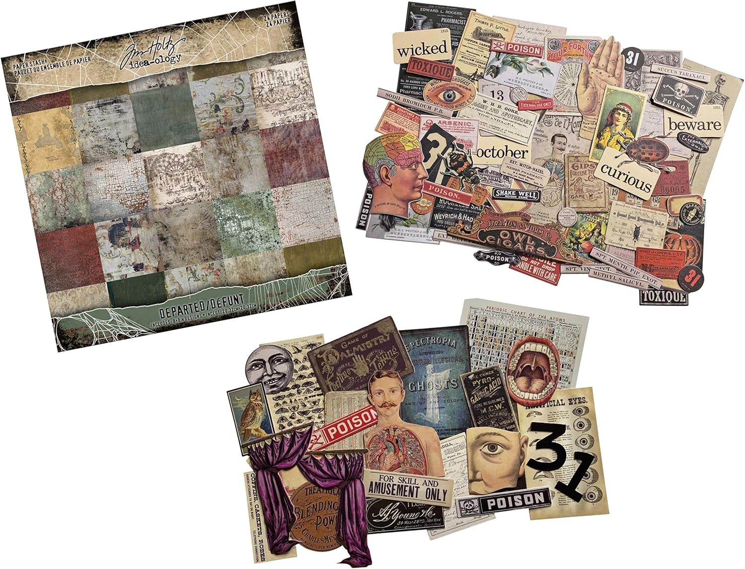 Amazon Com Tim Holtz Idea Ology 2020 Departed Halloween Paper Stash Pad 68 Piece Halloween Ephemera And 28 Piece Halloween Layers Three Item Bundle Crash pad is available now on digital! amazon com