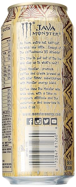 MONSTER ENERGY JAVA CAN, MEAN BEAN, 15 OZ