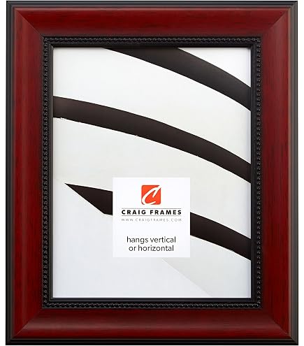 Old Town Designer Picture Frames - 2-Pack, 11x14 Inch, Walnut Scoop Style With Mat, For Wall Display - View #7