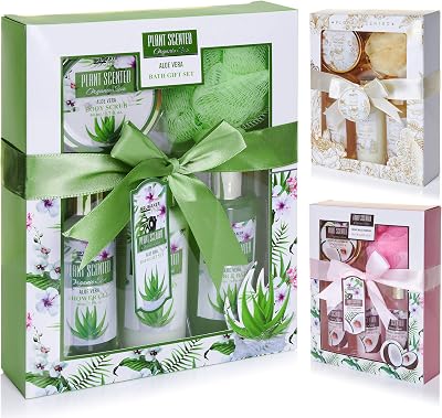 BRUBAKER Cosmetics Aloe Vera Bath & Shower Gift Set 5 Piece Set