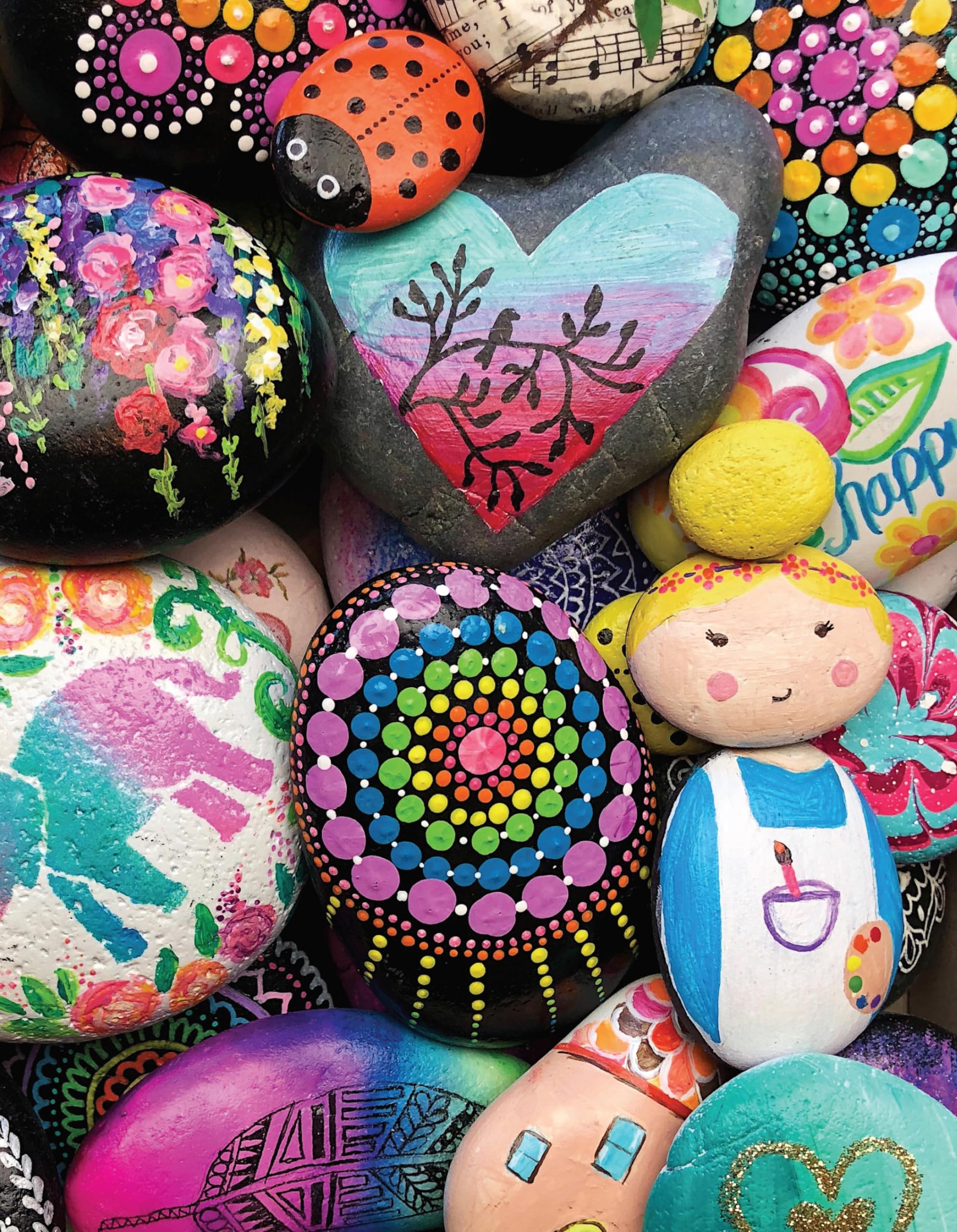 Stone Coloring Tutorial Mua Rock Art Handbook: Techniques and Projects for Painting, Coloring ...