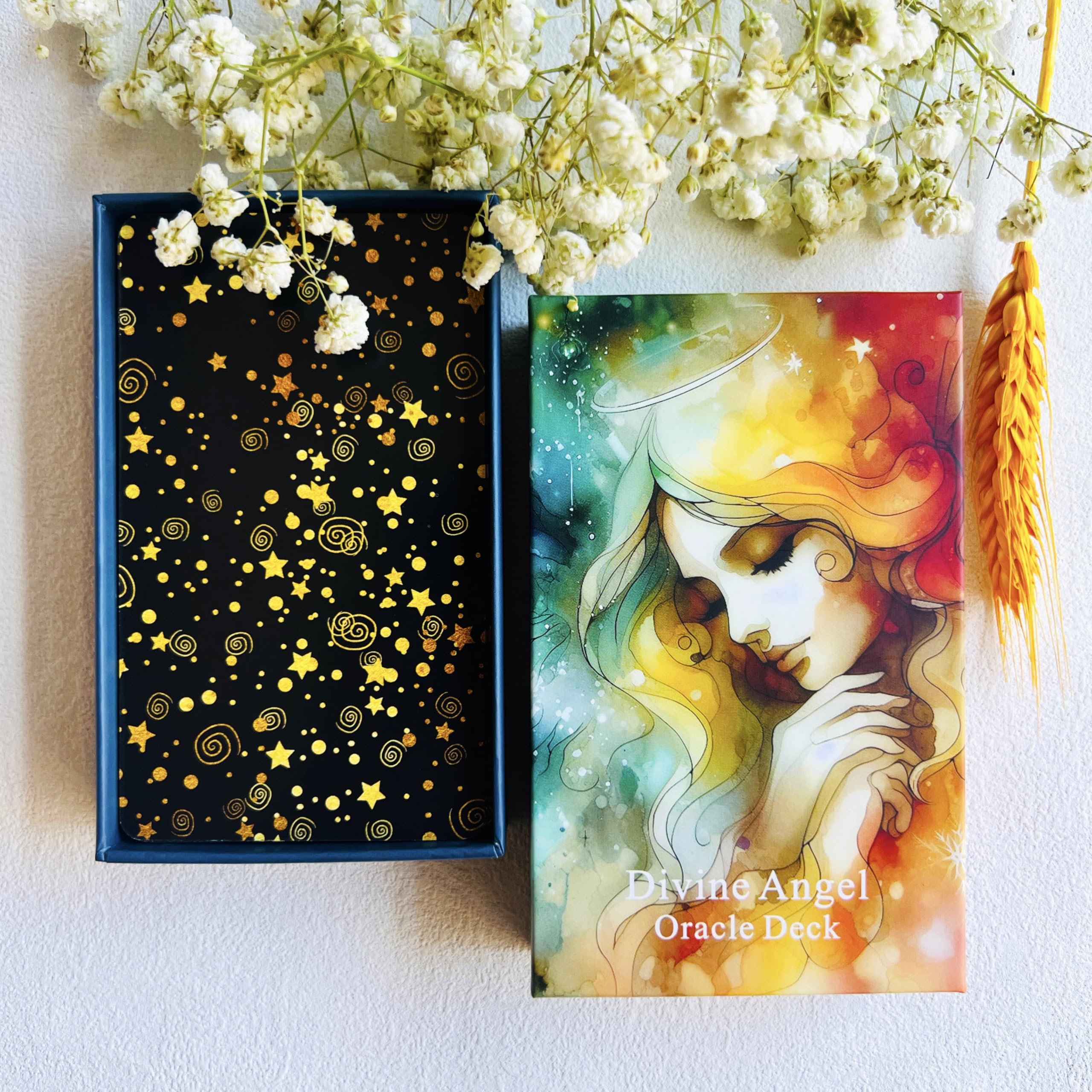 Angel Numbers Oracle Cards, Oracle Cards for Beginners, Enhance Your Spiritual Journey with The Angel Number Affirmation Cards