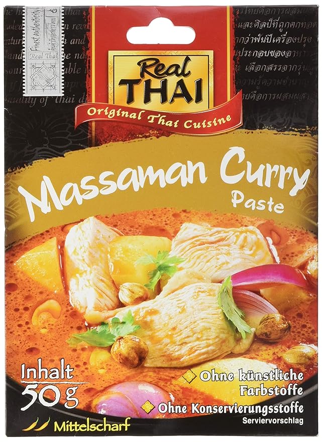 Real Thai Massaman Curry Paste, 227g Amazon.in Grocery & Gourmet Foods