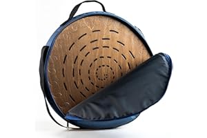 NAZAR DRUMS Rain Disk 'Water-Fall' 16-Inch | Relaxing Water Sound | Ocean Drum from Wood | Meditative Sound Tool | With Soft Protecting Bag
