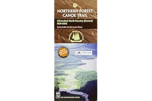 Northern Forest Canoe Trail #2 - Adirondack North Country, Central: New York: Long Lake to Saranac River (Northern Forest Canoe Trail Maps)