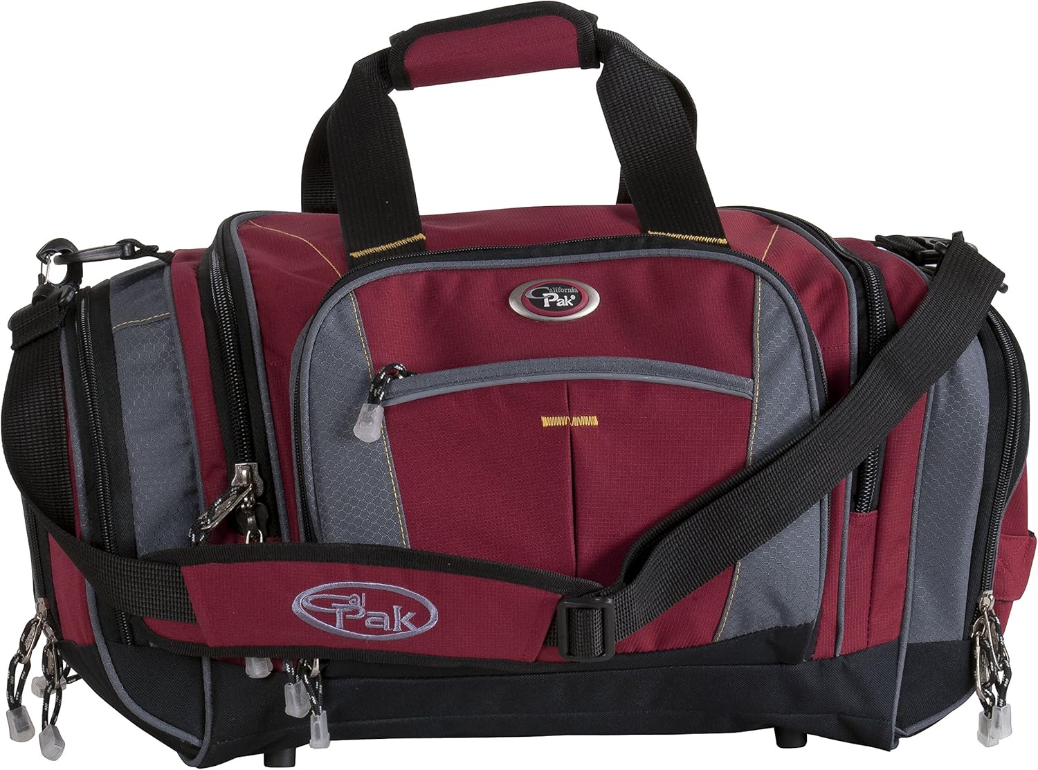 CalPak Silver Lake Solid 22inch Carryon Duffel Bag, Deep Red, One
