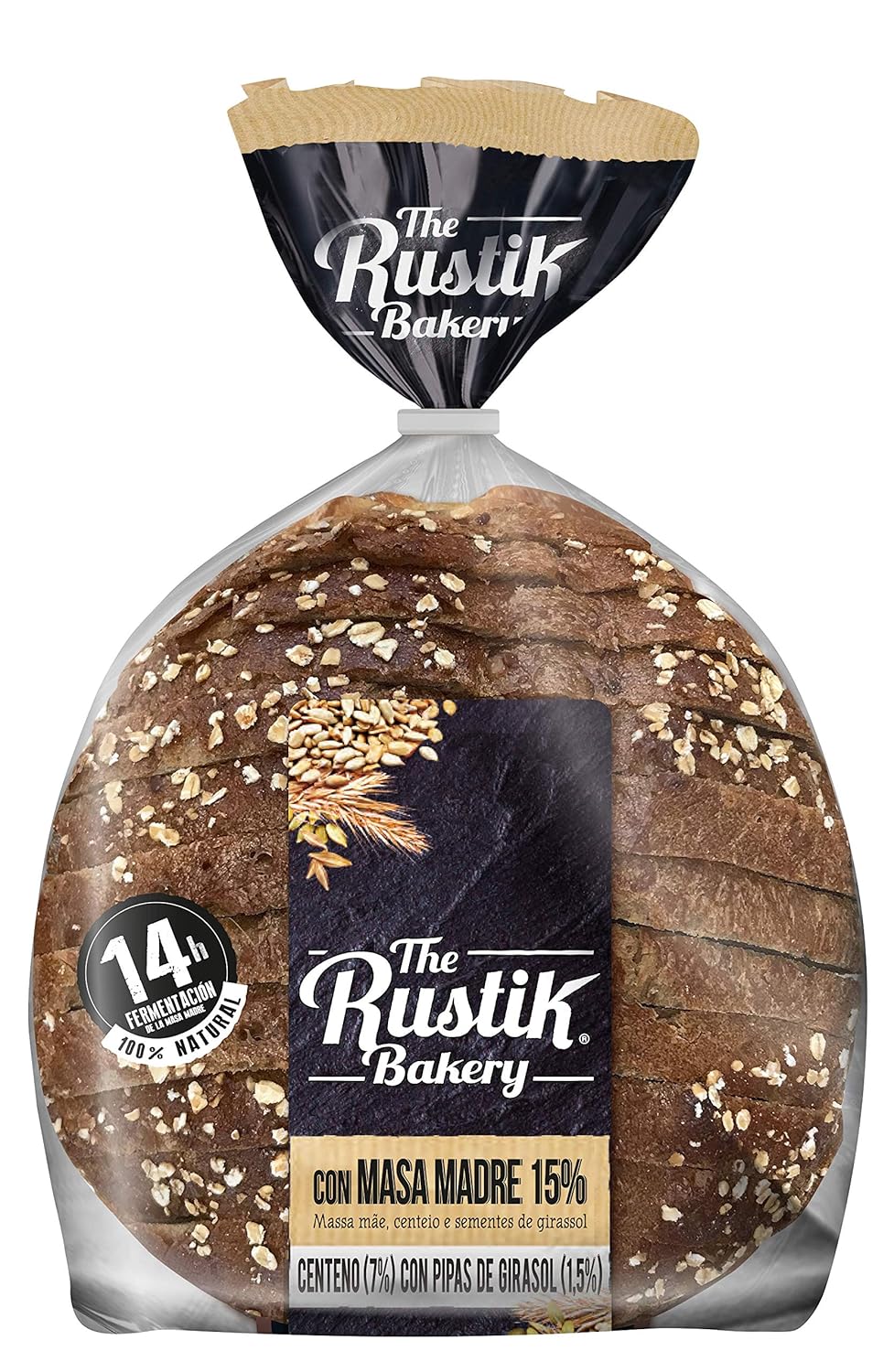 The Rustik Bakery - Hogaza entera masa madre Centeno y pipas, 450 ...
