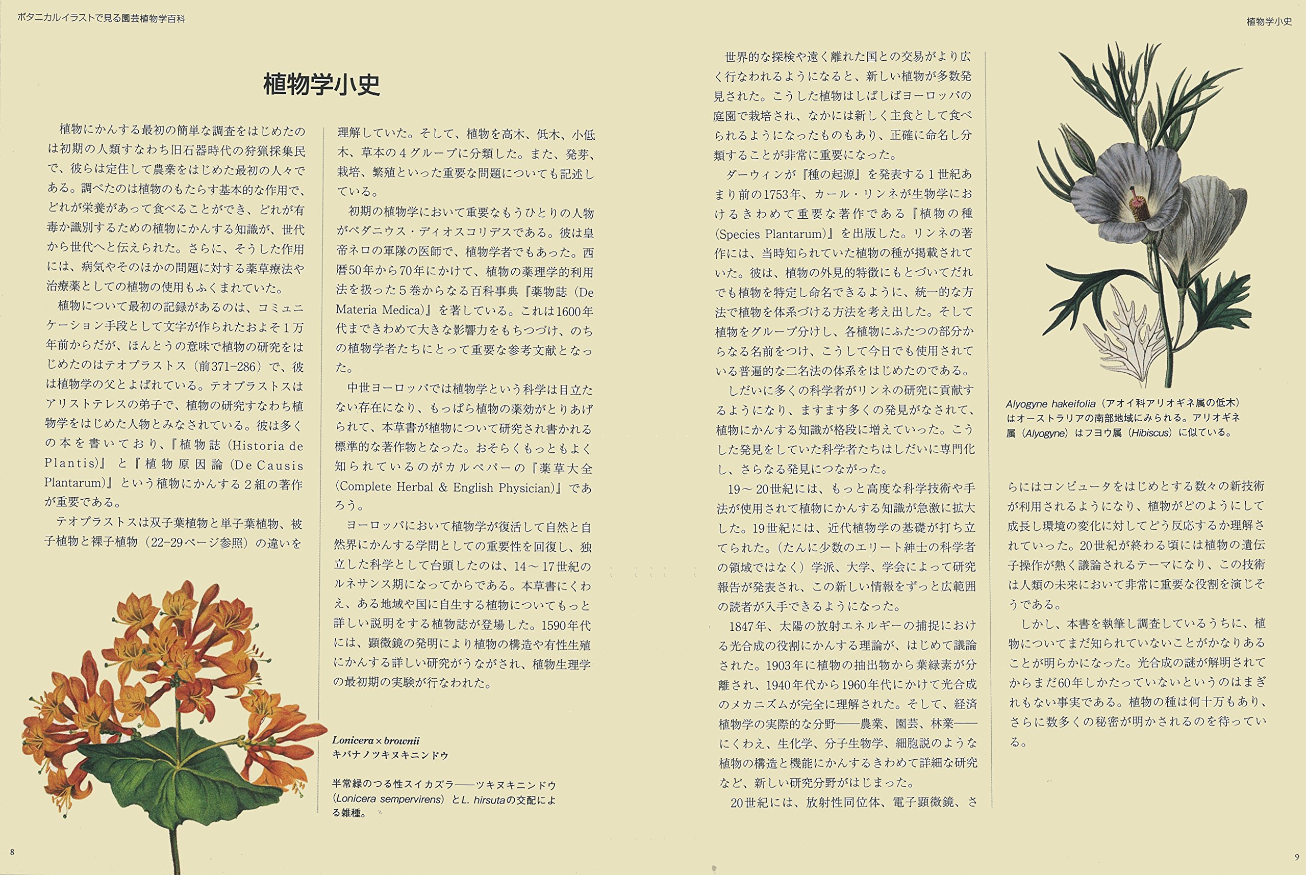 ボタニカルイラストで見る園芸植物学百科 Amazon Com Books