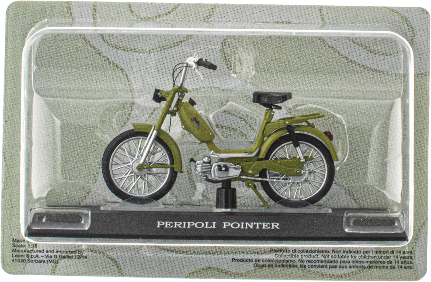 OPO 10 - PERIPOLI POINTER Mobylette Collection 1/18 (M18), Transparent, 1:18 - Image 3