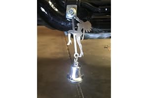 Kustom Cycle Parts Universal Stainless Steel Stripper Bell Hanger - Bolt and Ring Included. Fits all Harley Davidson Motorcycles & More! Proudly MADE IN THE USA! (No Bell)