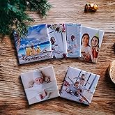 Set of 6 Custom Photo Magnets, Personalized Gifts, Holiday Keepsakes, Personalized Refrigerator Magnets, Birthday Favors, Baby Shower Favors, Wedding Favors, Branding, Newborn Keepsakes, 2"x2"