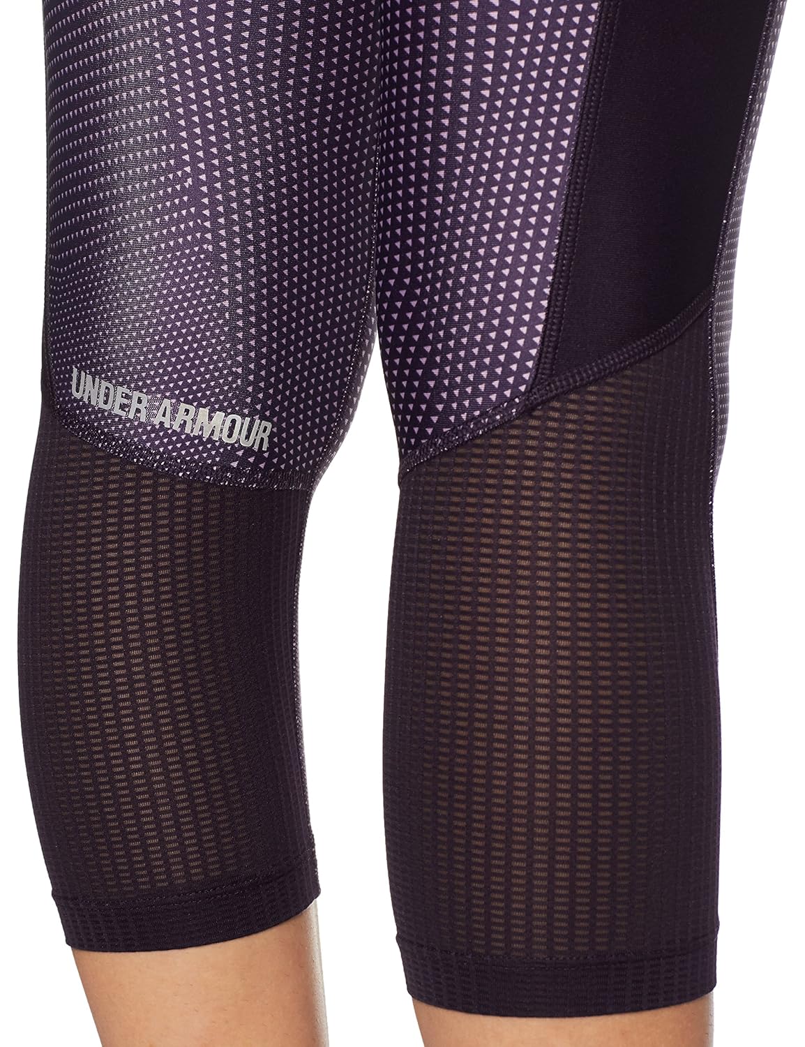 under armour fly by printed capri women's sports leggings