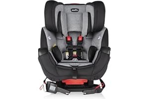 Evenflo Symphony 110lb DLX All-In-One Convertible Car Seat (Ashland Gray)