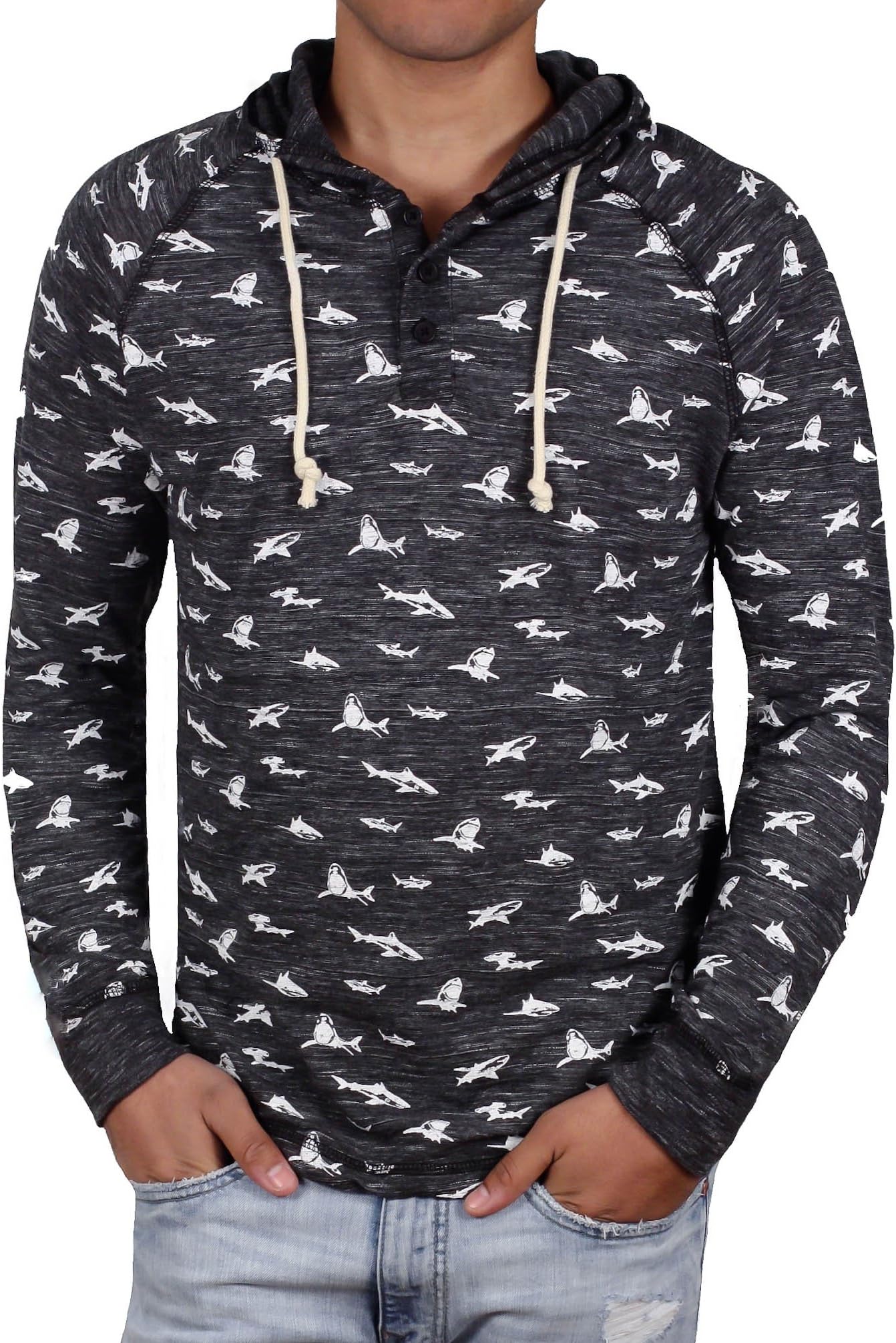 Shark Slub Hoodie from Alpha Beta
