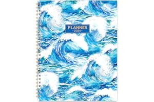 VINDORA 2024 Planner – Weekly and Monthly Planner 2024, Jan 2024 - Dec 2024, Planner 2024, 8'' x 10'' with to-do List, Strong Binding, Round Corner, Perfect for School, Home or Office