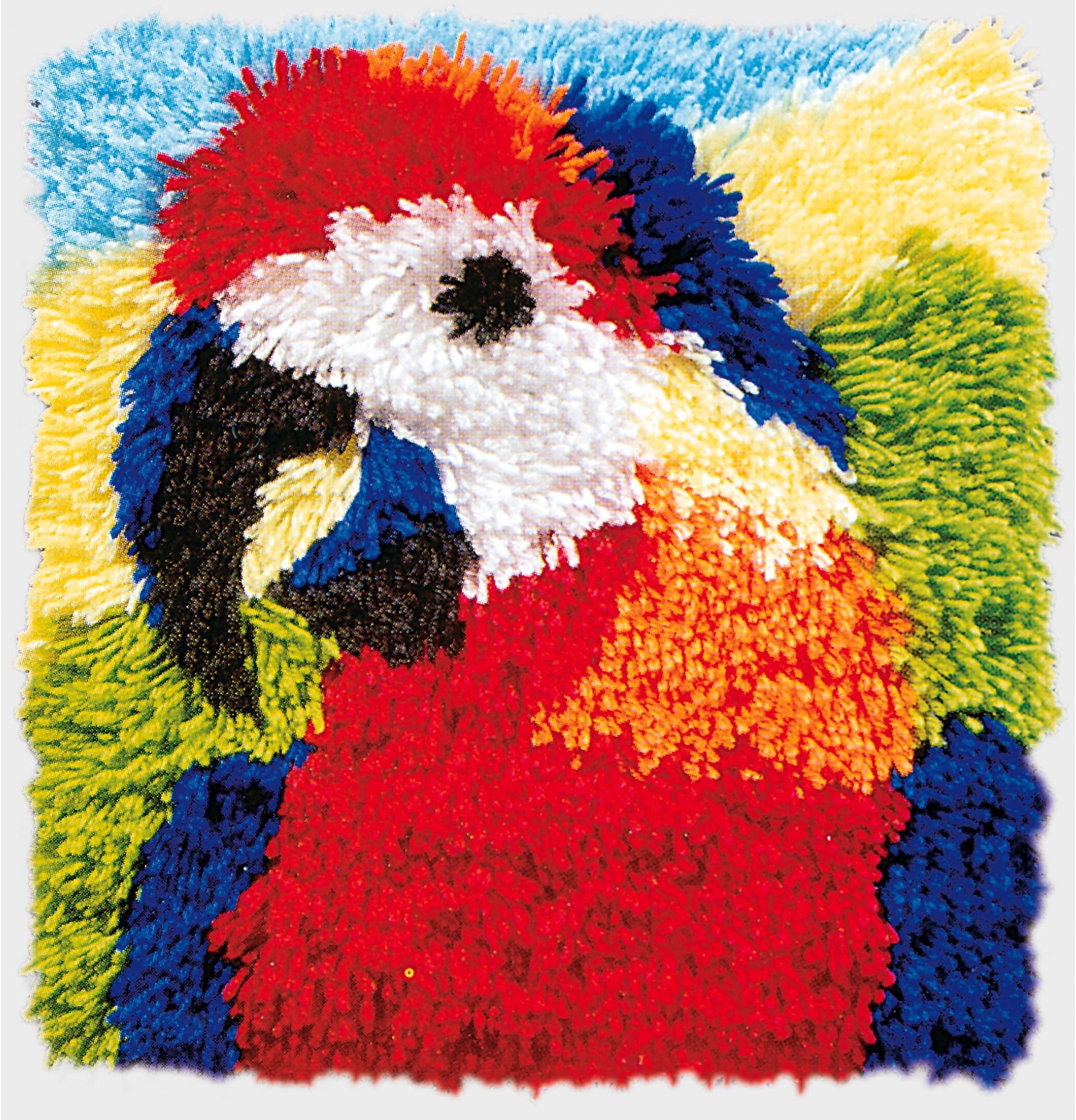 KSG Latch Hook Goes Large Parrot