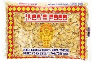 INCA'S FOOD Incas Food Maiz Cancha Chulpe Para Tostar- Dried Corn Chulpe for Toasting - Product of Peru 15oz